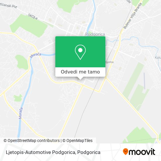 Ljetopis-Automotive Podgorica mapa