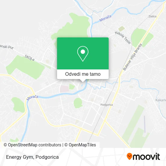 Energy Gym mapa