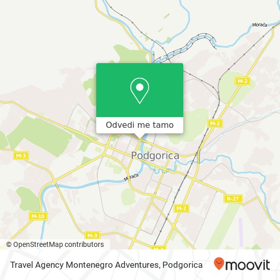 Travel Agency Montenegro Adventures mapa