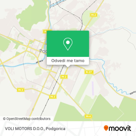 VOLI MOTORS D.O.O. mapa