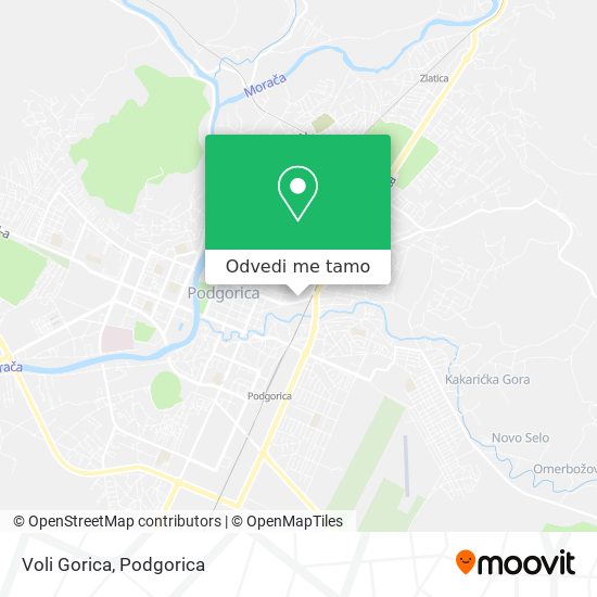 Voli Gorica mapa