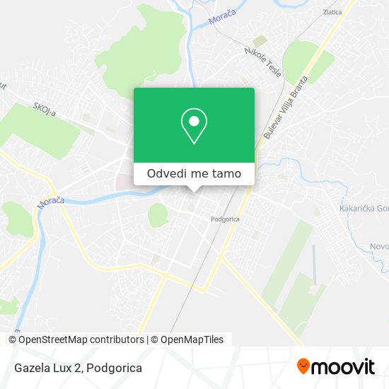Gazela Lux 2 mapa