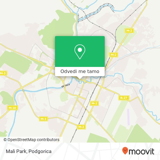 Mali Park mapa