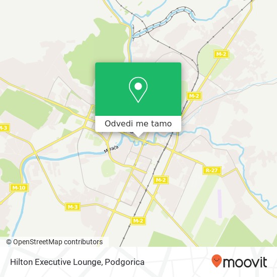Hilton Executive Lounge mapa