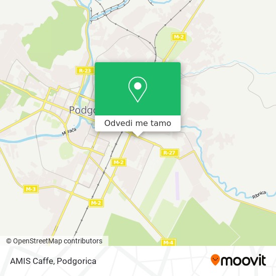 AMIS Caffe mapa