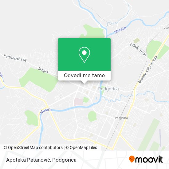 Apoteka Petanović mapa