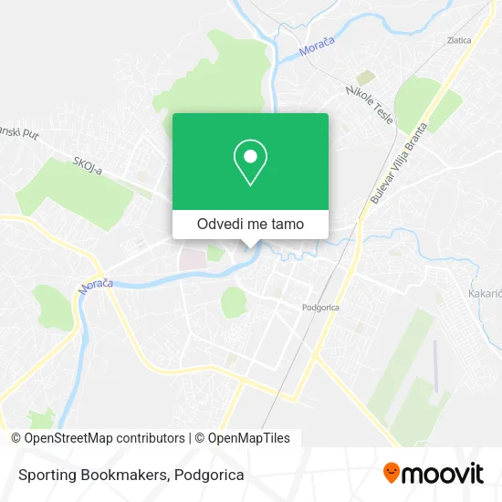 Sporting Bookmakers mapa