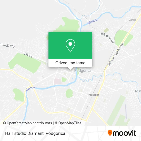 Hair studio Diamant mapa