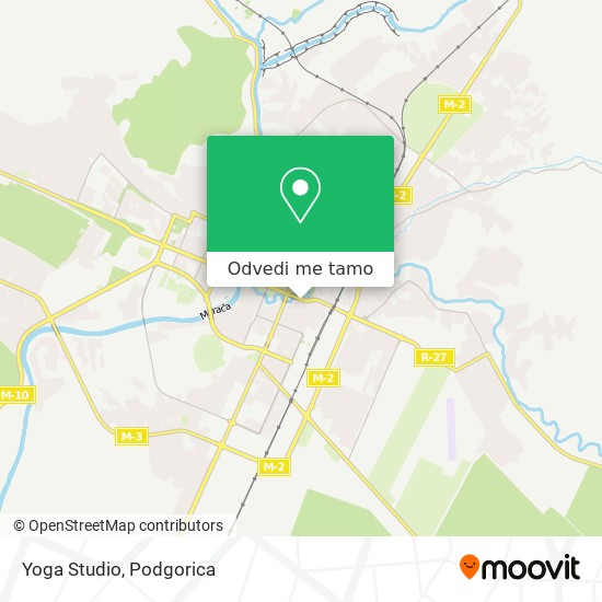 Yoga Studio mapa