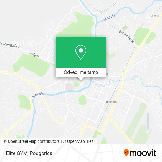 Elite GYM mapa