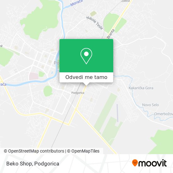 Beko Shop mapa