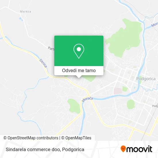 Sindarela commerce doo mapa