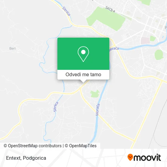 Entext mapa
