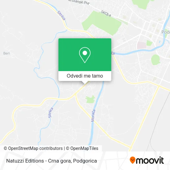 Natuzzi Editions - Crna gora mapa