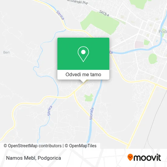Namos Mebl mapa