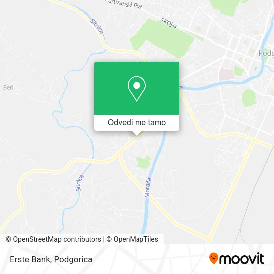 Erste Bank mapa