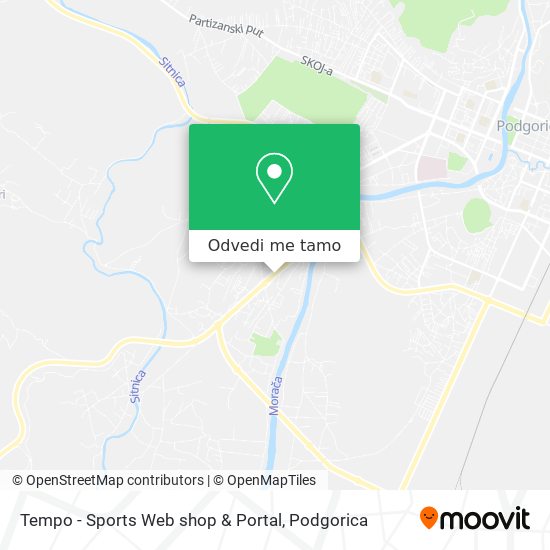 Tempo - Sports Web shop & Portal mapa