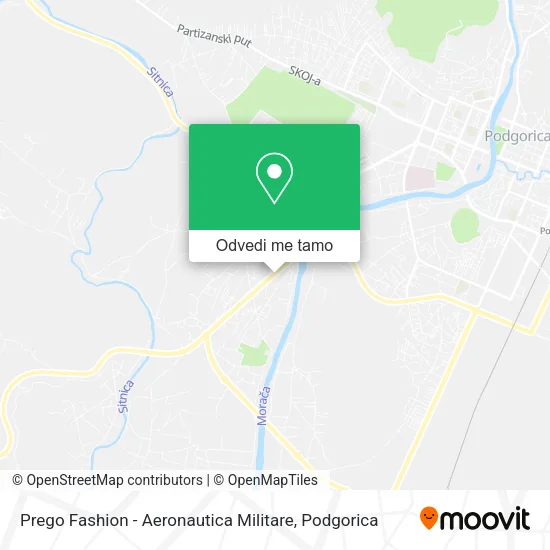 Prego Fashion - Aeronautica Militare mapa