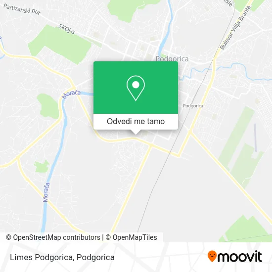 Limes Podgorica mapa