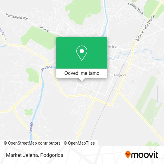 Market Jelena mapa