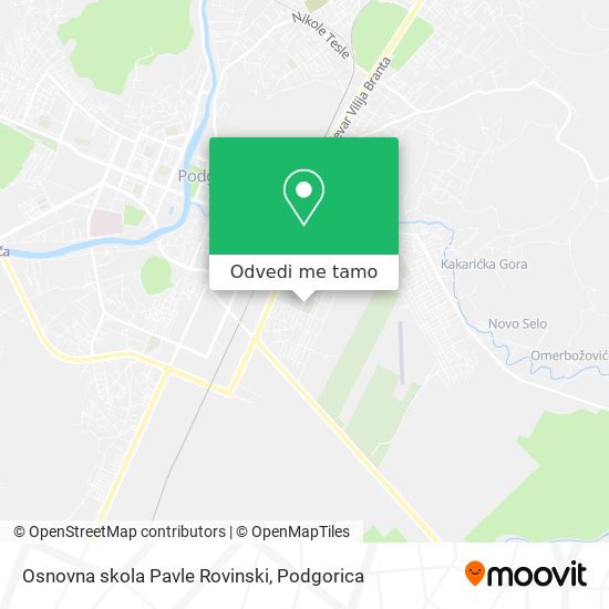 Osnovna skola Pavle Rovinski mapa