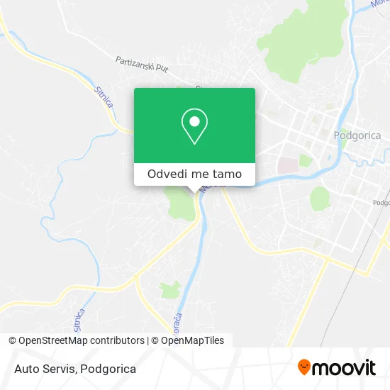 Auto Servis mapa