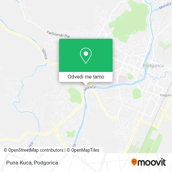 Puna Kuca mapa