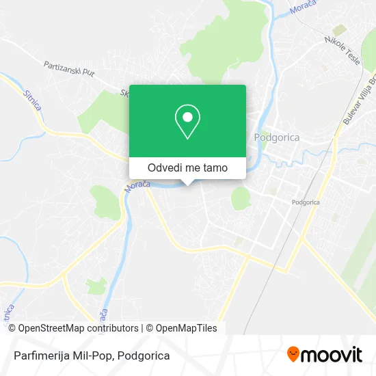 Parfimerija Mil-Pop mapa