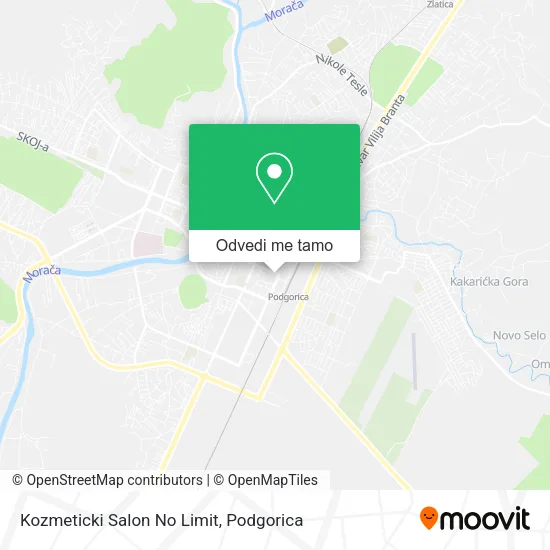 Kozmeticki Salon No Limit mapa