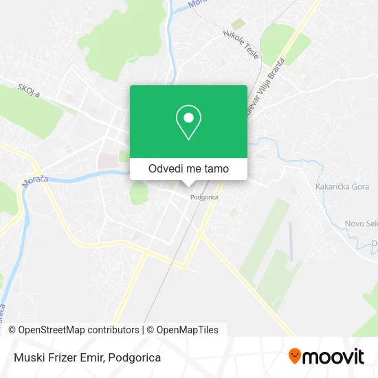 Muski Frizer Emir mapa