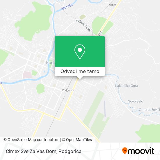 Cimex Sve Za Vas Dom mapa