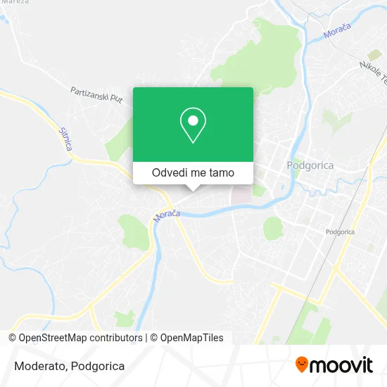 Moderato mapa