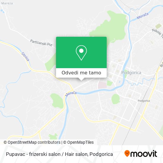 Pupavac - frizerski salon / Hair salon mapa