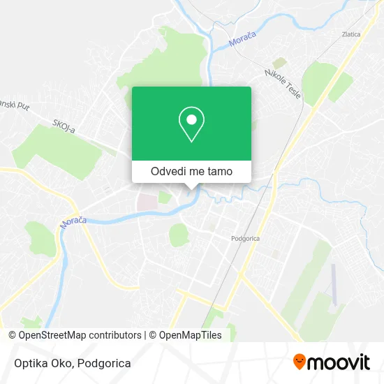 Optika Oko mapa