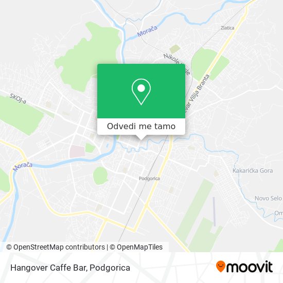 Hangover Caffe Bar mapa