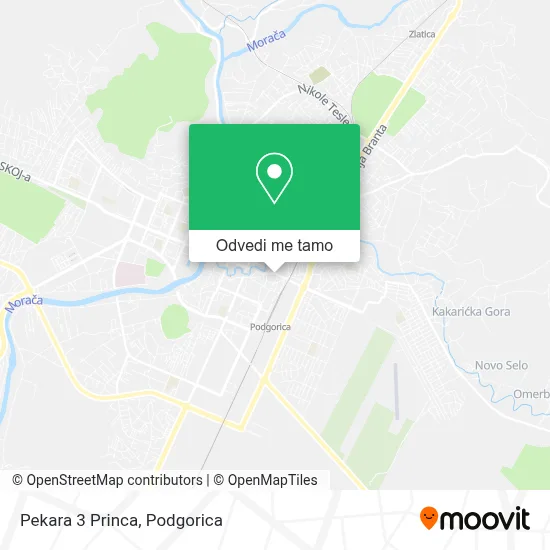 Pekara 3 Princa mapa