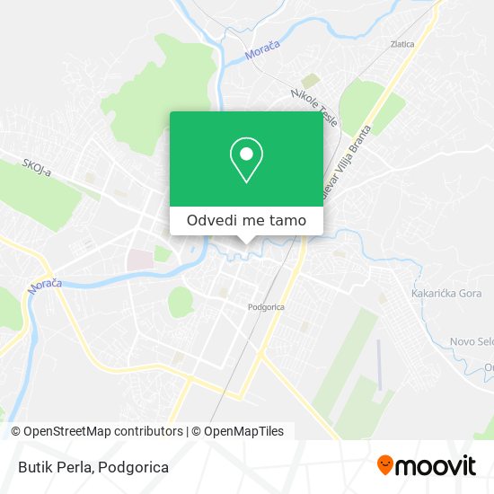 Butik Perla mapa