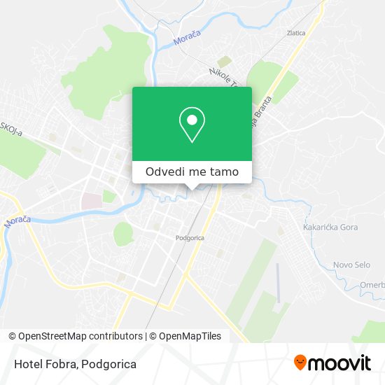 Hotel Fobra mapa