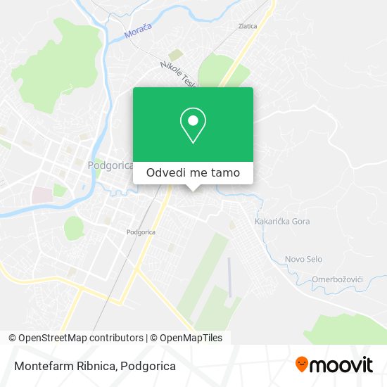 Montefarm Ribnica mapa