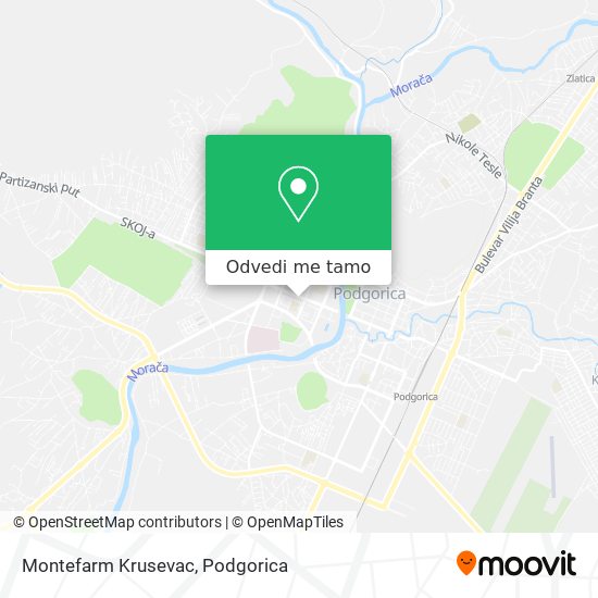 Montefarm Krusevac mapa