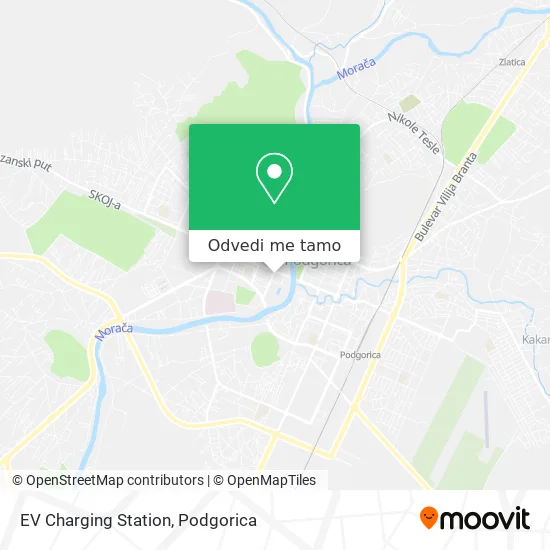 EV Charging Station mapa
