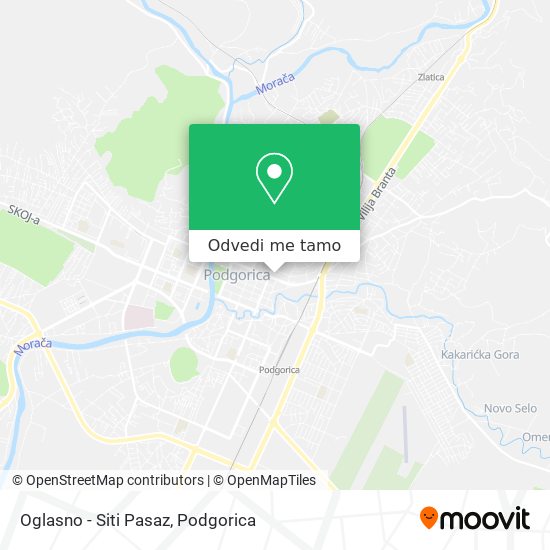 Oglasno - Siti Pasaz mapa