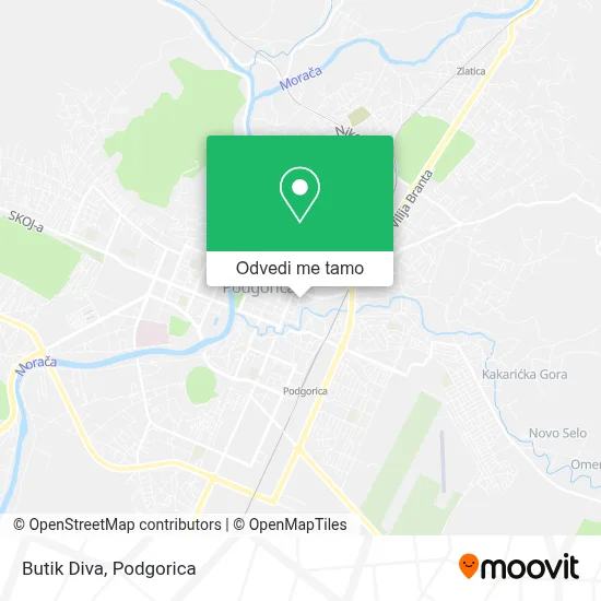 Butik Diva mapa