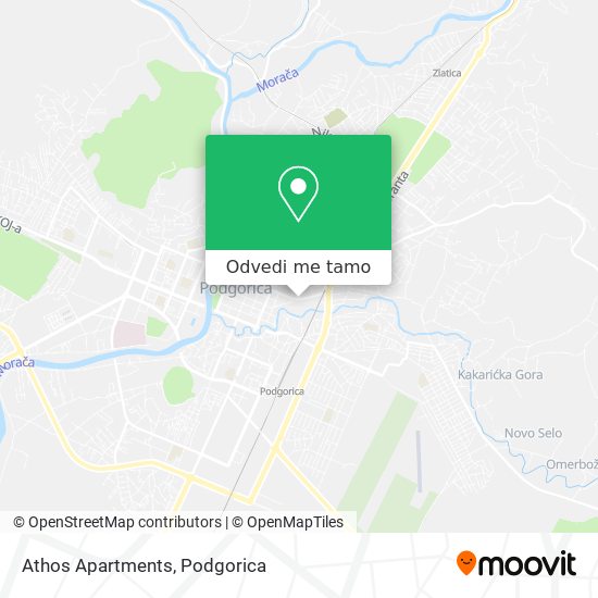 Athos Apartments mapa