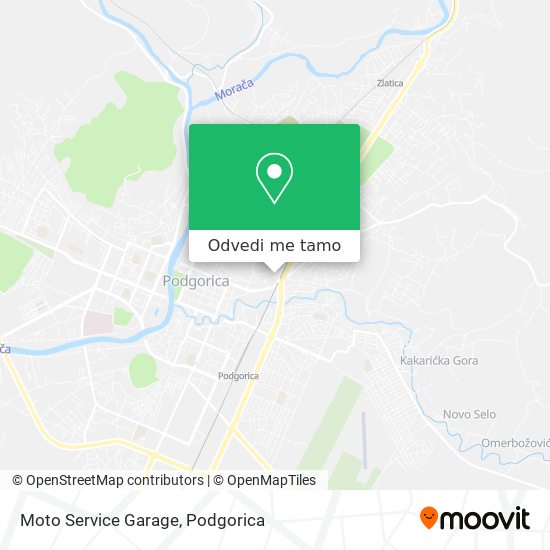 Moto Service Garage mapa