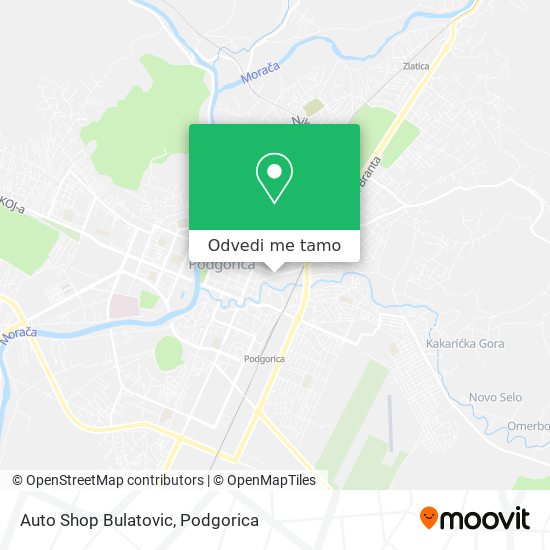 Auto Shop Bulatovic mapa