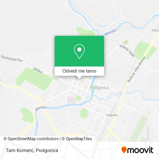Tam Komerc mapa