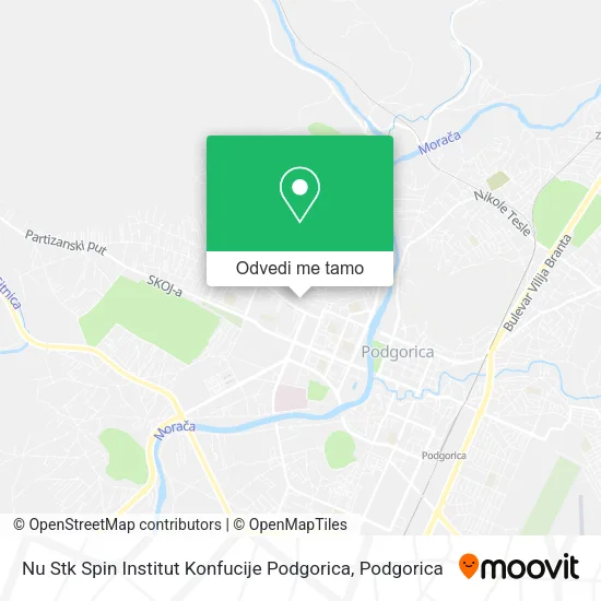 Nu Stk Spin Institut Konfucije Podgorica mapa