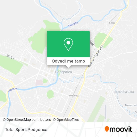 Total Sport mapa