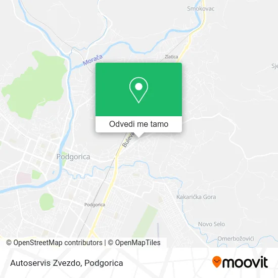 Autoservis Zvezdo mapa